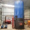 Lò dầu tải nhiệt đốt than củi dạng đứng