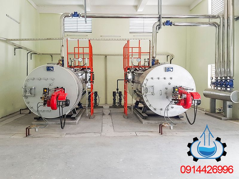 Nồi hơi đốt dầu gas kiểu nằm